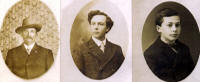3bro[1].jpg - Charles Henry Baber and Sons  Charles Henry Baber, and William "Sherman" Baber & Frank Clayton Baber his sons. 